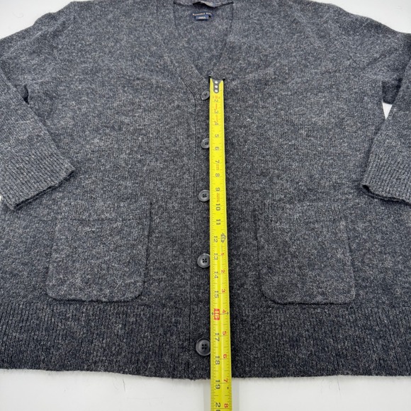 Pendleton Washable Wool Cardigan Sweater Pockets Gray Womens‎ Size L - Picture 2 of 10
